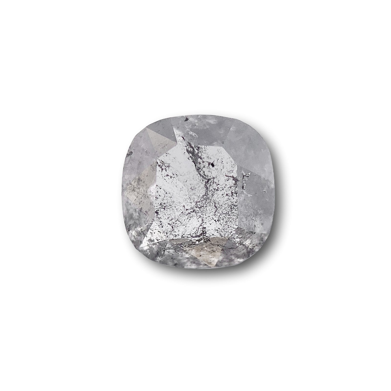 0.44ct | Rustic  Cushion Shape Rose Cut Diamond - Modern Rustic Diamond