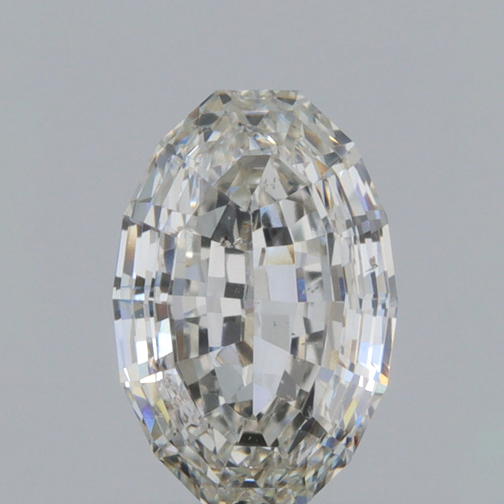 0.62ct | G-H/SI Oval Shape Step Cut Diamond - Modern Rustic Diamond
