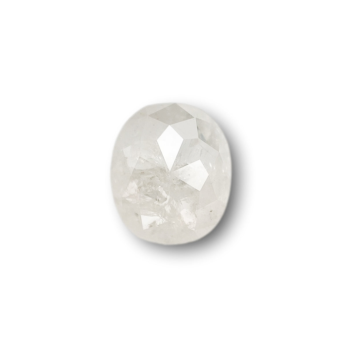 0.87ct | Rustic  Cushion Shape Rose Cut Diamond - Modern Rustic Diamond
