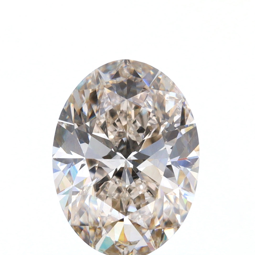 1.01ct | Champagne VVS2 Oval Shape Brilliant Cut Diamond (GIA)
