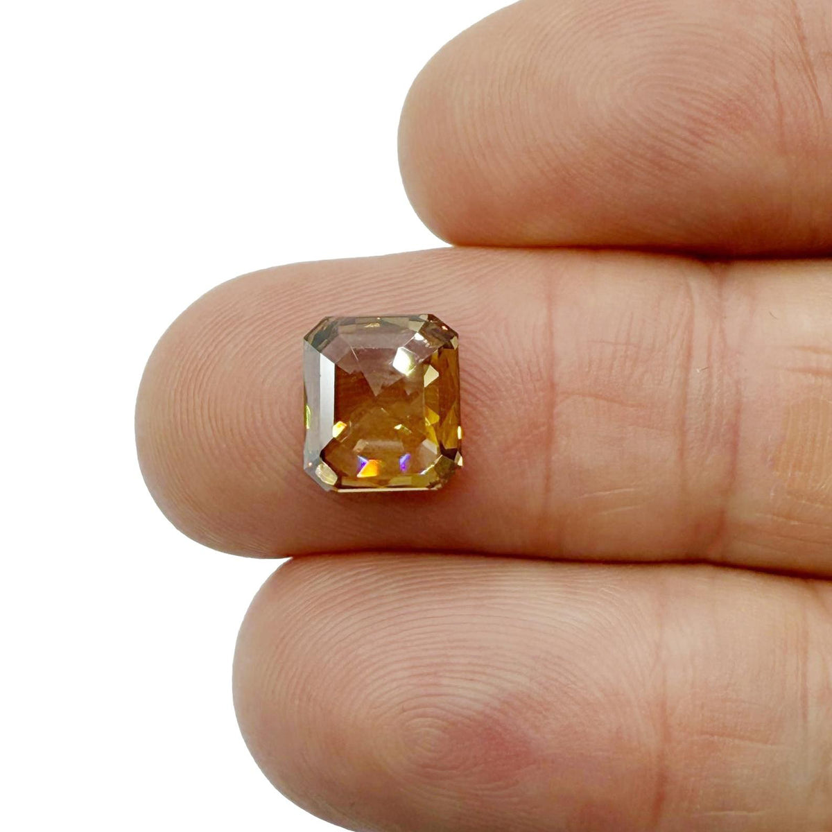 3.42ct | Cognac VS-SI Radiant Shape Brilliant Cut Diamond