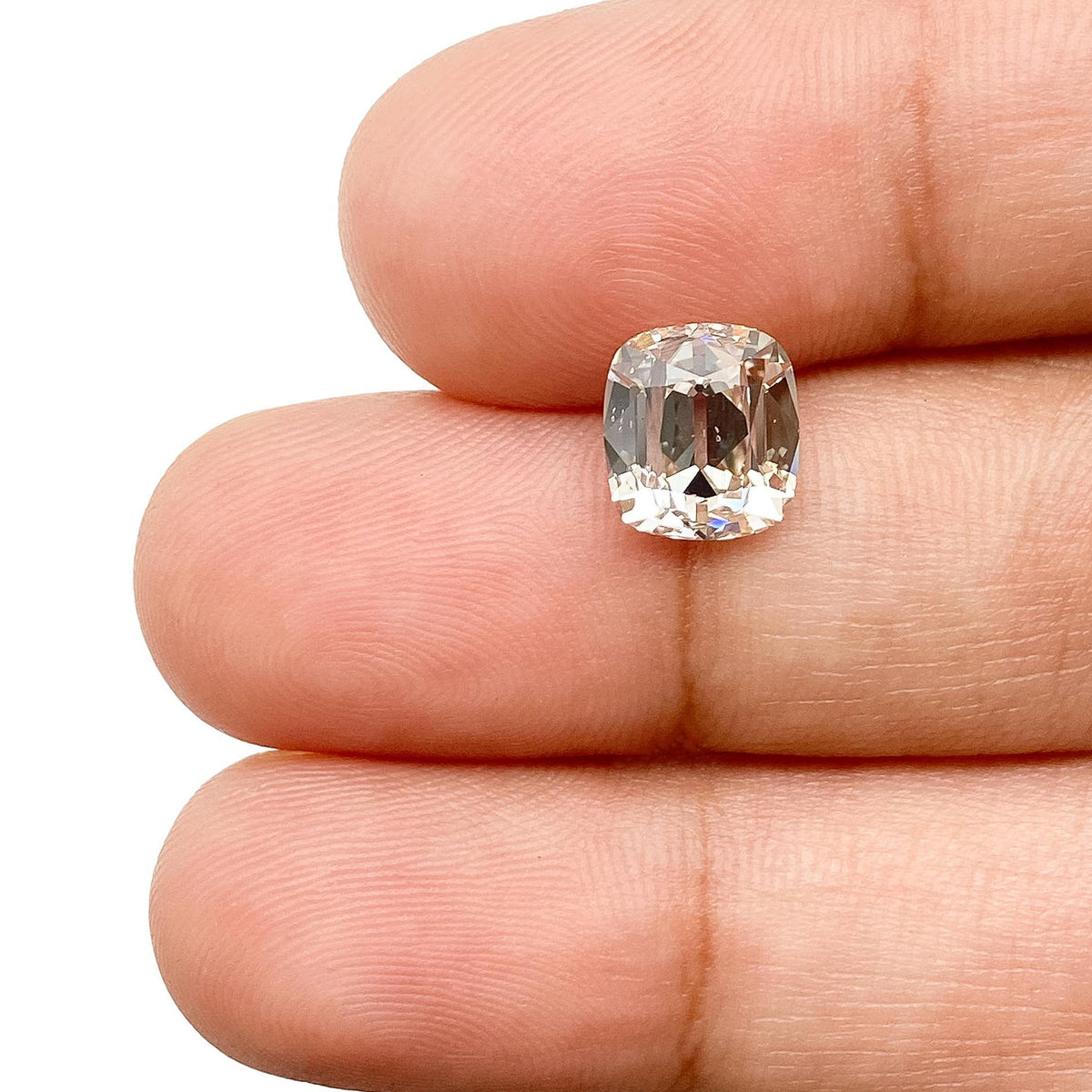 2.10ct | N/SI1 Cushion Shape Old Mine Cut Diamond (GIA) - Modern Rustic Diamond