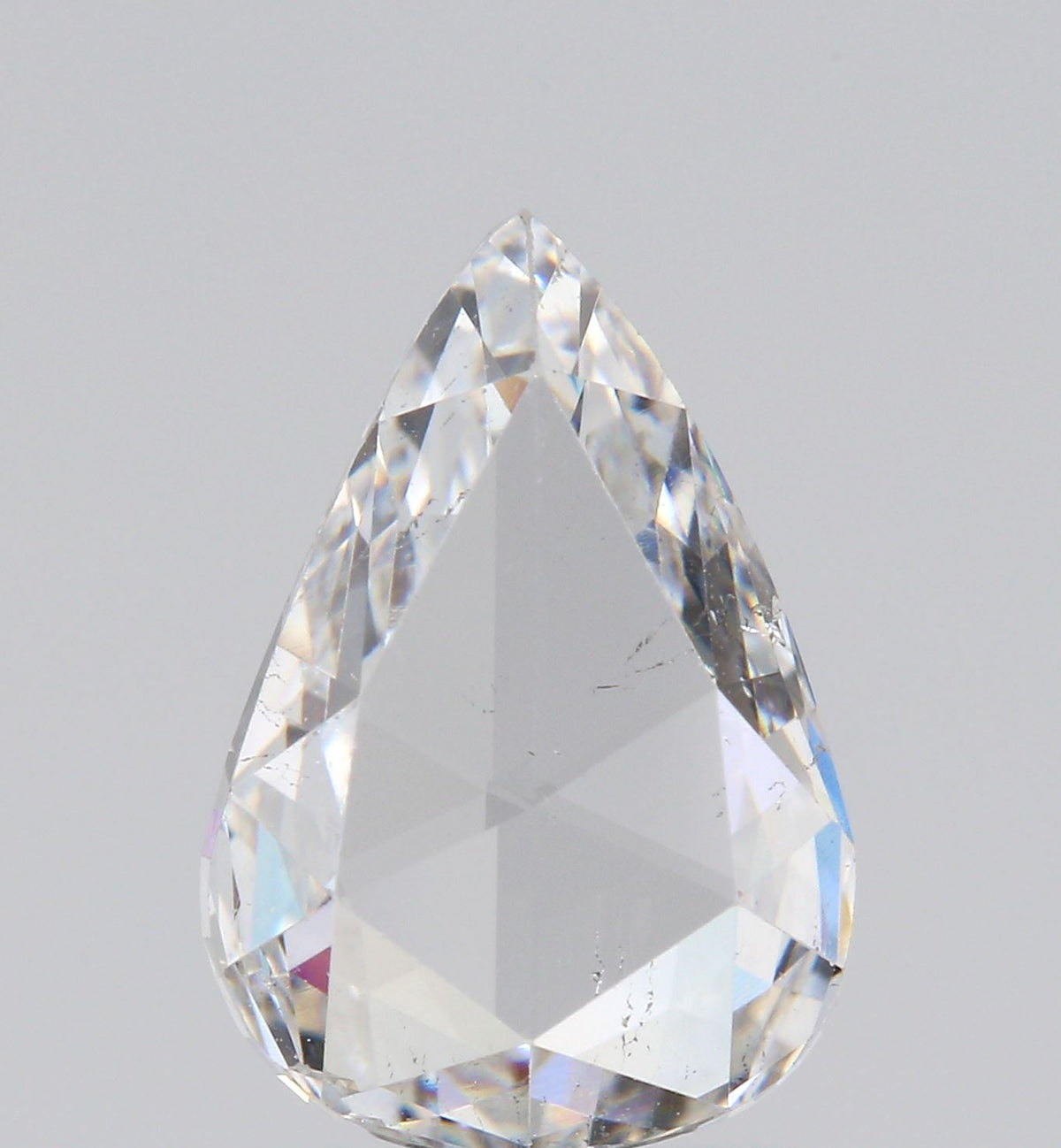 2.00ct | F/SI1 Pear Shape Rose Cut Diamond (IGI) - Modern Rustic Diamond