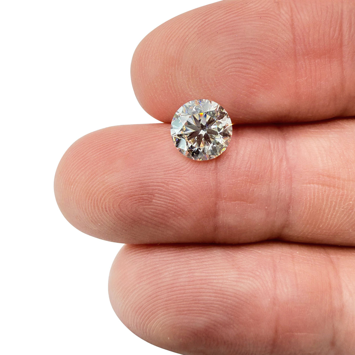 2.00ct | K/VVS2 Round Shape Brilliant Cut Diamond (GIA) - Modern Rustic Diamond