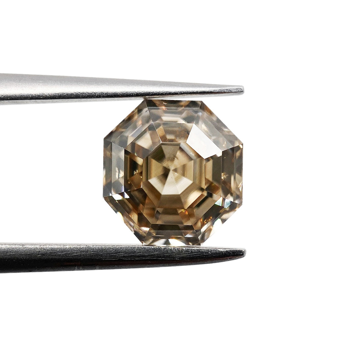 2.01ct | Champagne VS Octagonal Shape Step Cut Diamond - Modern Rustic Diamond