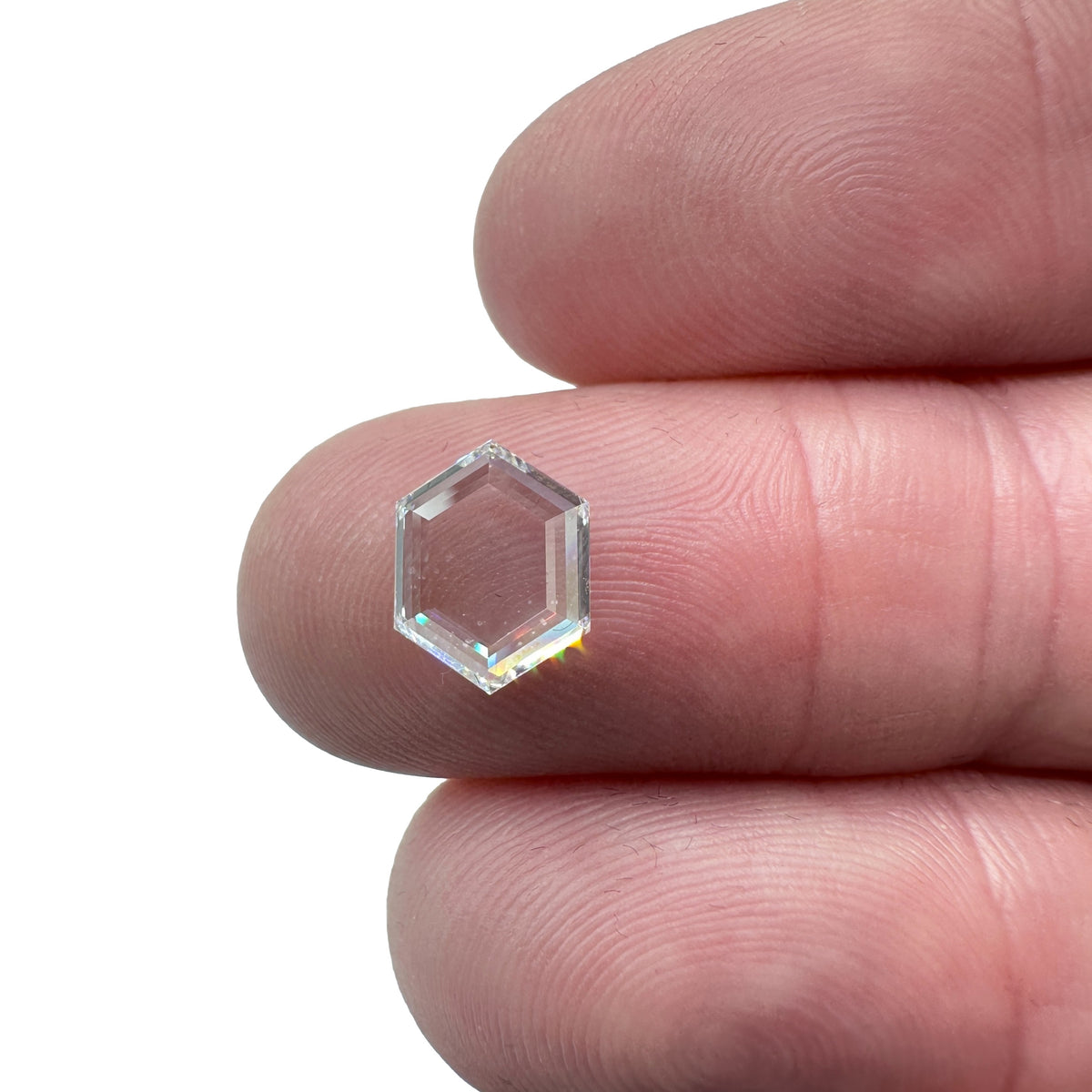 2.01ct | D/VS1 Hexagon Shape Portrait Cut Diamond (GIA) - Modern Rustic Diamond