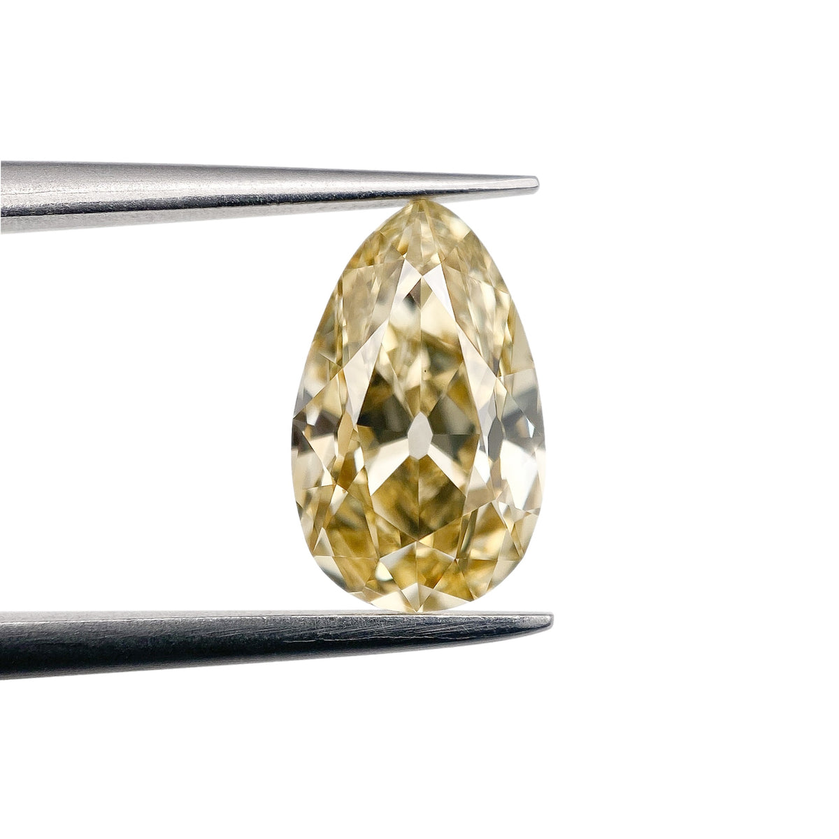 2.01ct | Fancy Brownish Yellow VS1 Pear Shape Old Mine Cut Diamond (GIA) - Modern Rustic Diamond
