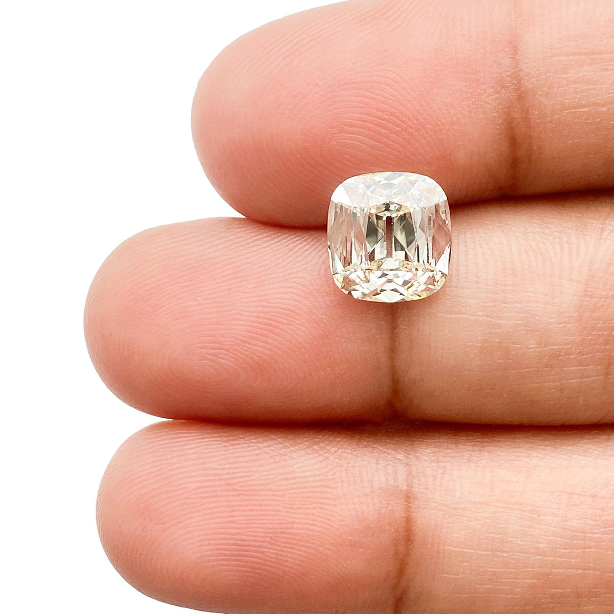 2.01ct | N/VS1 Cushion Shape Old Mine Cut Diamond (GIA) - Modern Rustic Diamond