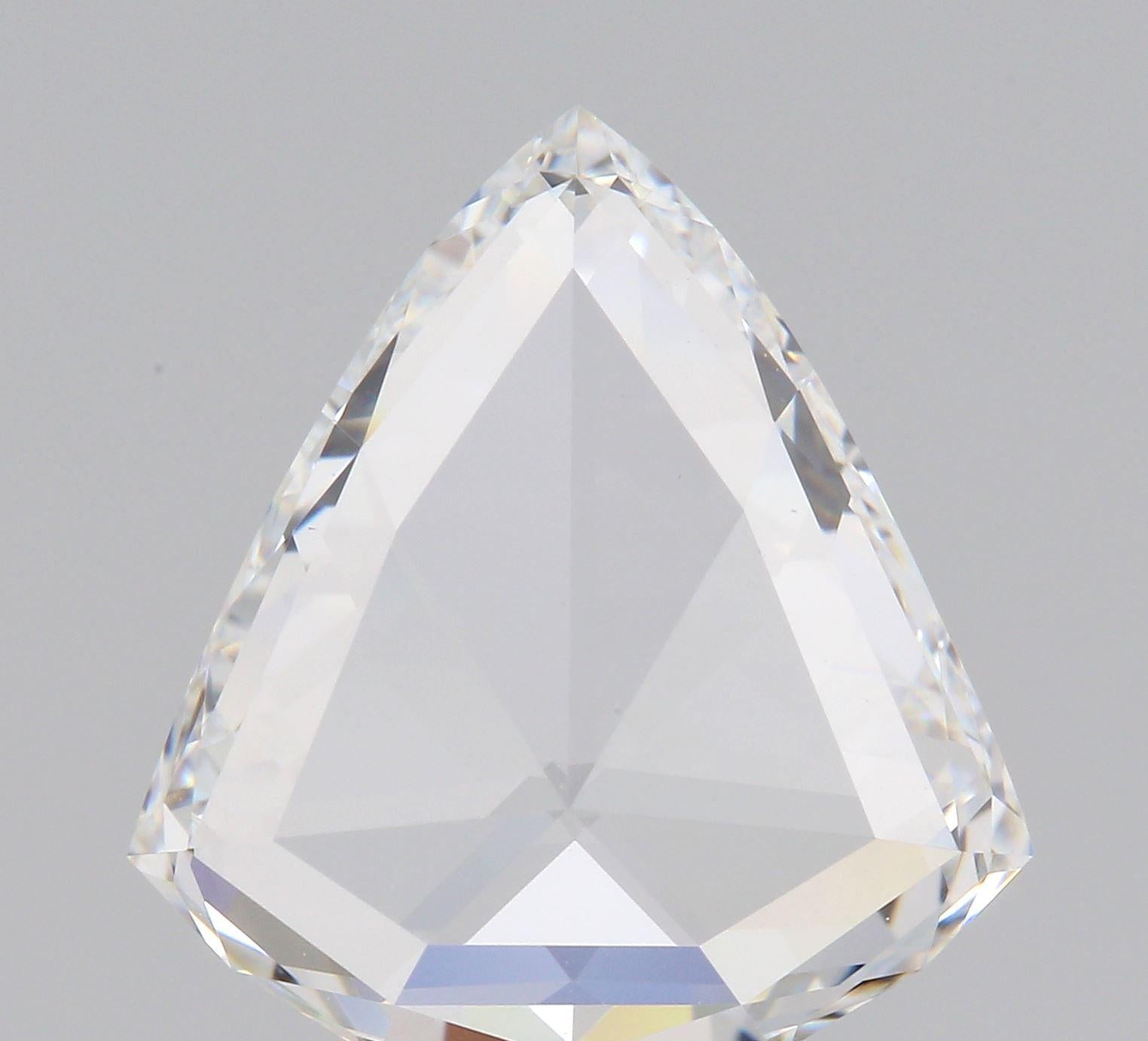 2.02ct | E/VS1 Shield Shape Rose Cut Diamond (GIA)-Modern Rustic Diamond