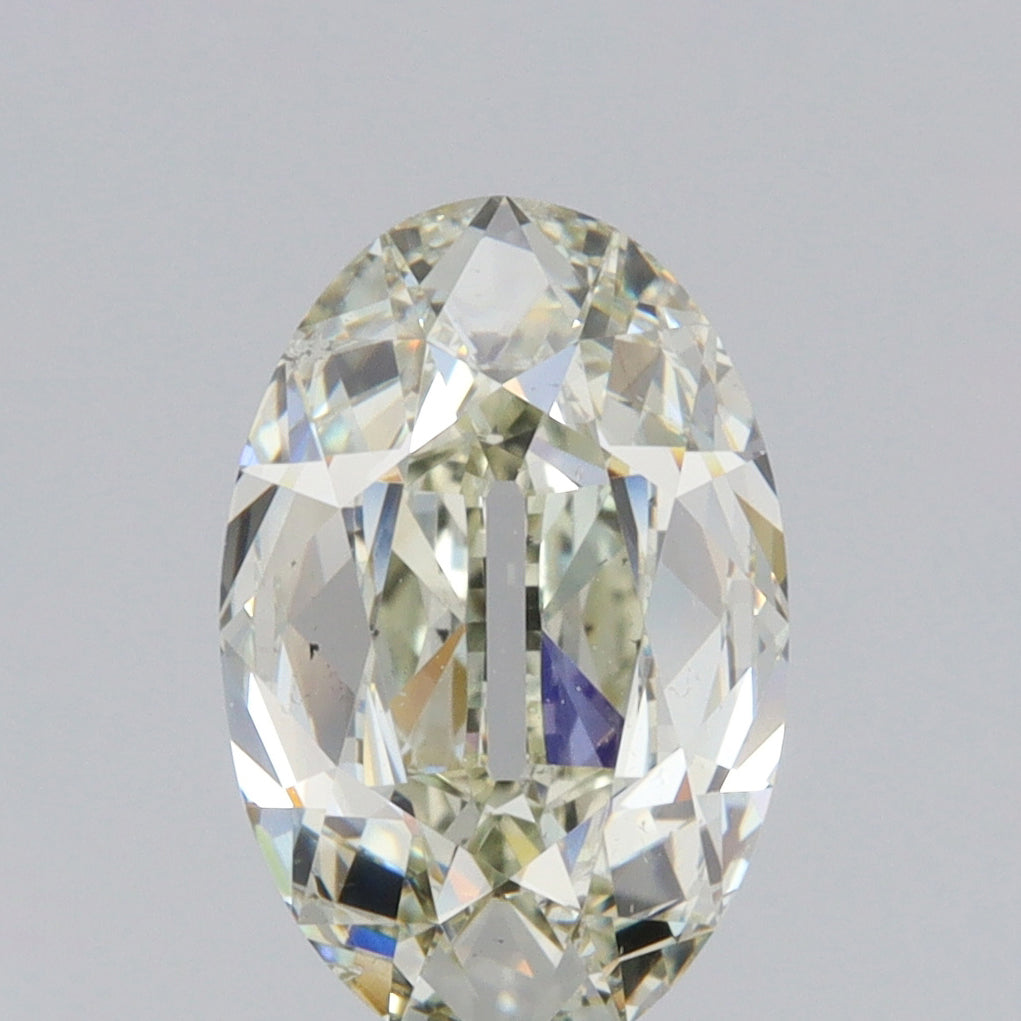 2.02ct | L/SI1 Oval Shape Old Mine Cut Diamond (GIA) - Modern Rustic Diamond