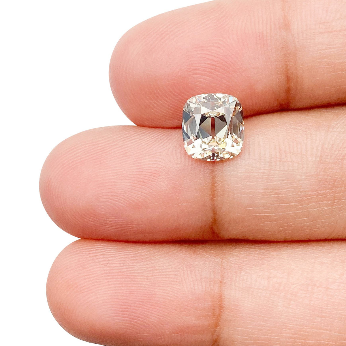 2.03ct | N/VS1 Cushion Shape Old Mine Cut Diamond (GIA) - Modern Rustic Diamond