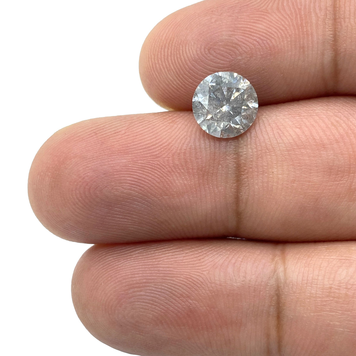 2.04ct | Rustic  Round Shape Brilliant Cut Diamond - Modern Rustic Diamond