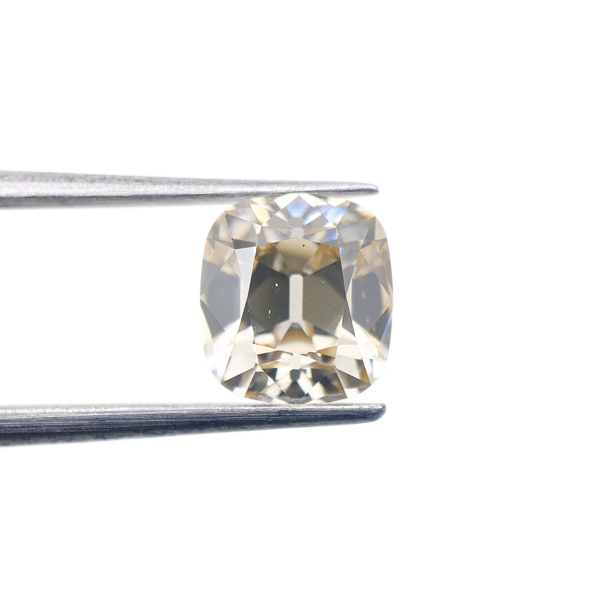2.05ct | W-X/SI1 Cushion Shape Old Mine Cut Diamond (GIA) - Modern Rustic Diamond