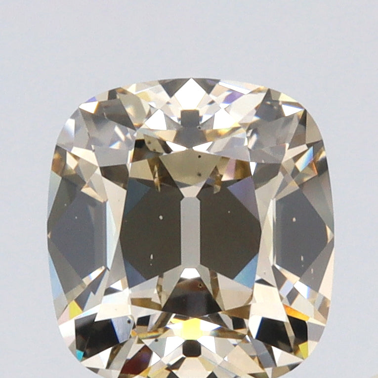 2.05ct | W-X/SI1 Cushion Shape Old Mine Cut Diamond (GIA) - Modern Rustic Diamond