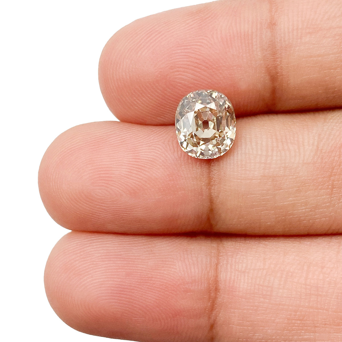 2.06ct | W-X/VS1 Cushion Shape Old Mine Cut Diamond (GIA) - Modern Rustic Diamond