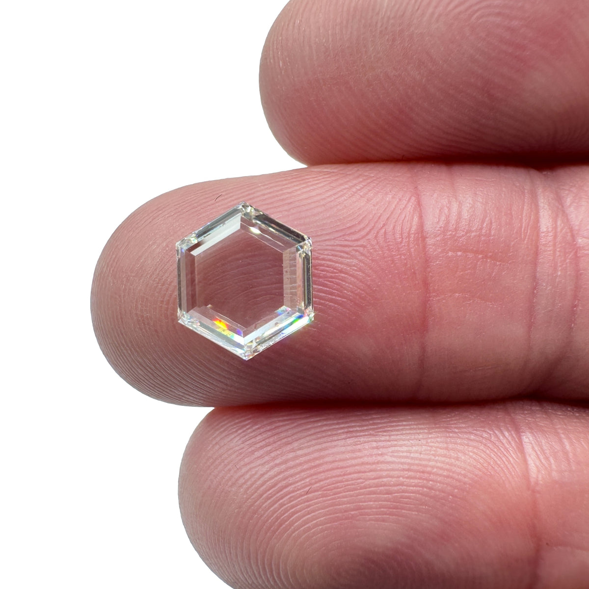 2.07ct | H/VVS2 Hexagon Shape Portrait Cut Diamond (GIA) - Modern Rustic Diamond