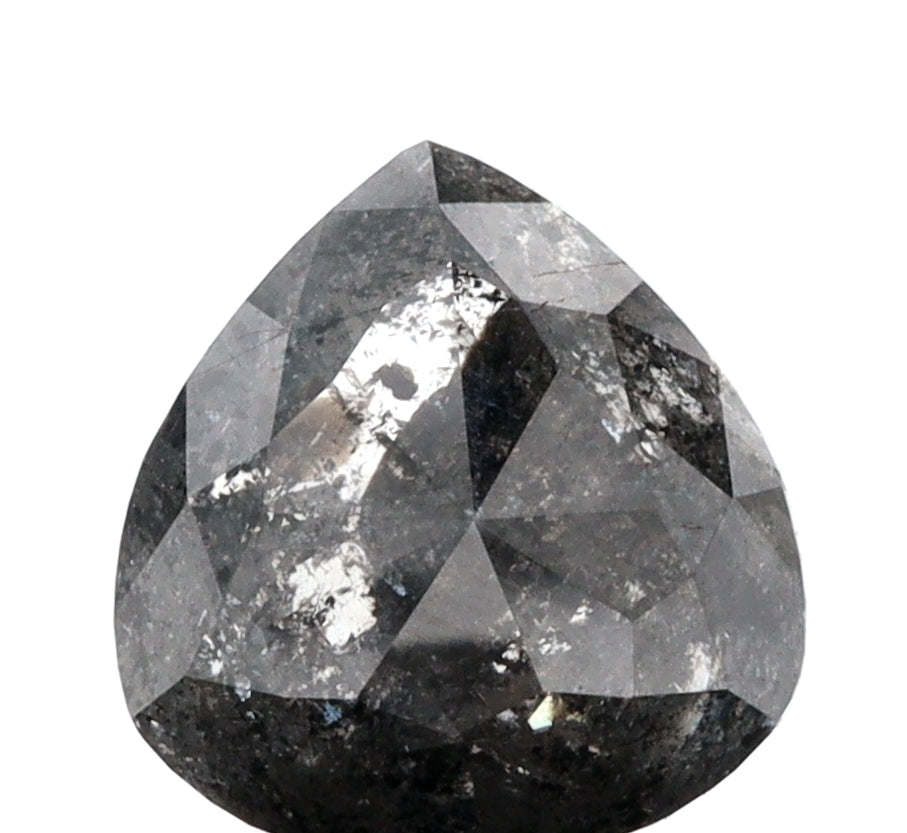 2.07ct | Rustic  Pear Shape Rose Cut Diamond - Modern Rustic Diamond