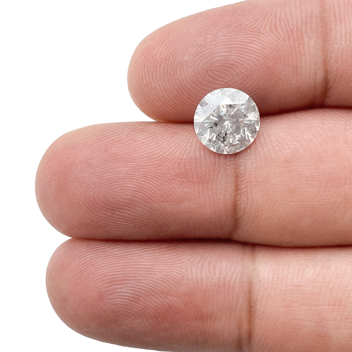 2.07ct | Rustic  Round Shape Brilliant Cut Diamond - Modern Rustic Diamond