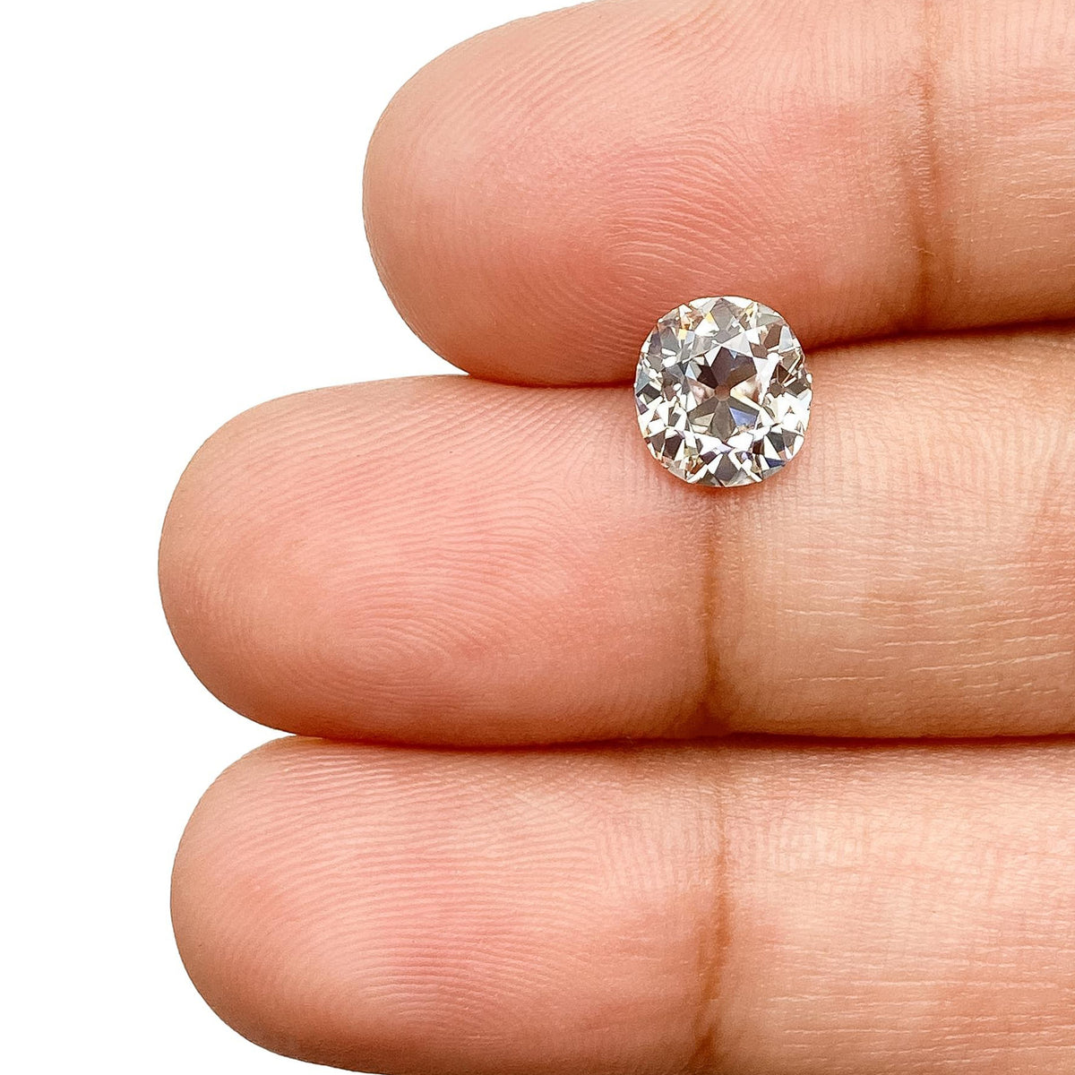 1.39ct | K/VS2 Cushion Shape Old Mine Cut Diamond (GIA) - Modern Rustic Diamond