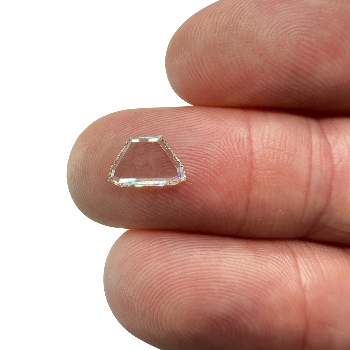 0.72ct | J-K/VVS Trapezoid Shape Portrait Cut Diamond - Modern Rustic Diamond