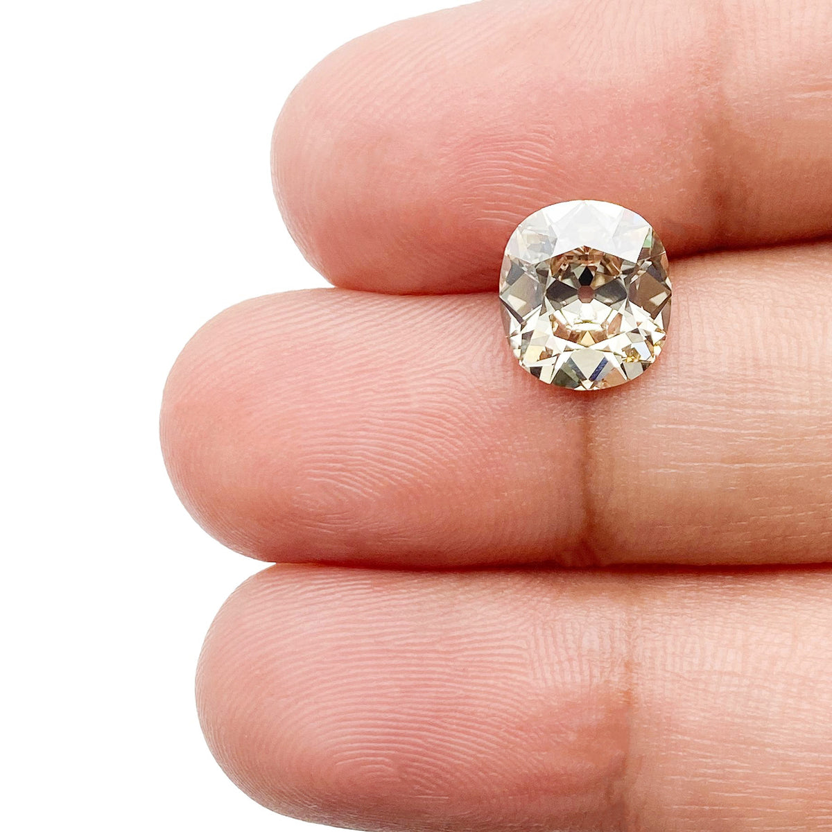 2.03ct | W-X/SI1 Cushion Shape Vintage Old Mine Cut Diamond (GIA) - Modern Rustic Diamond