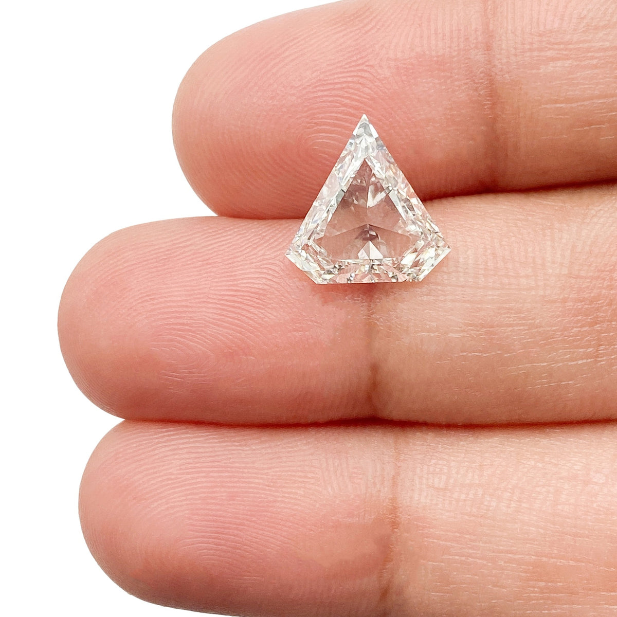 2.10ct | K/SI1 Shield Shape Brilliant Cut Diamond (GIA) - Modern Rustic Diamond