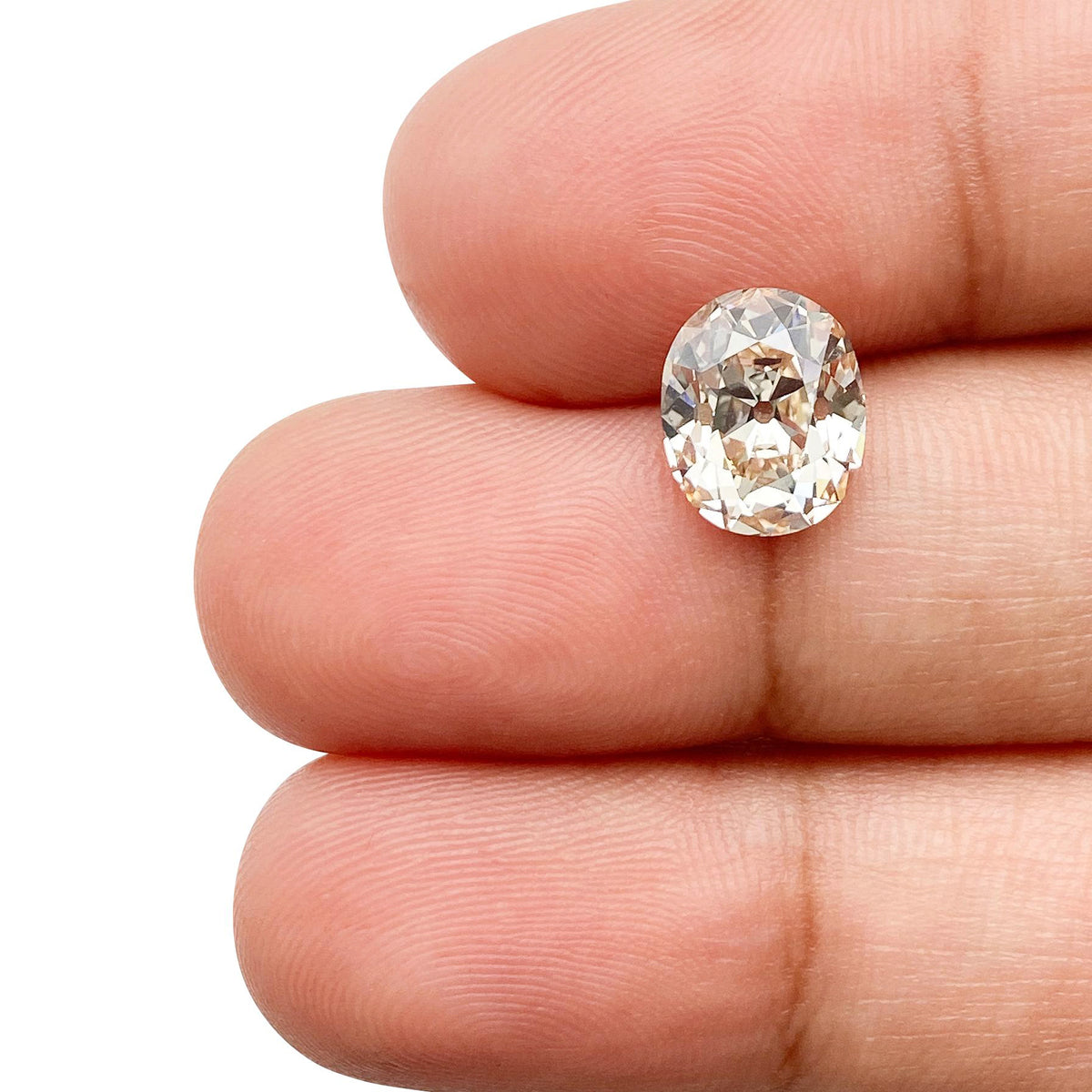 2.10ct | S-T/VS1 Oval Shape Old Mine Cut Diamond (GIA) PRIJEMS
