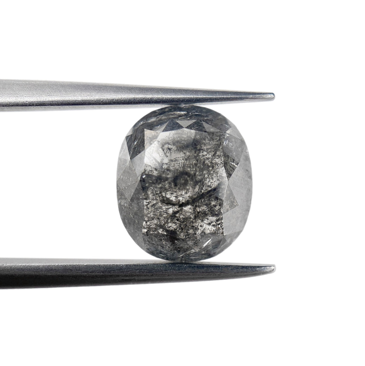 2.10ct | Rustic Oval Shape Rose Cut Diamond - Modern Rustic Diamond