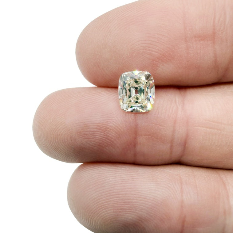 2.00ct | L/VS1 Cushion Shape Old Mine Cut Diamond (GIA) - Modern Rustic Diamond