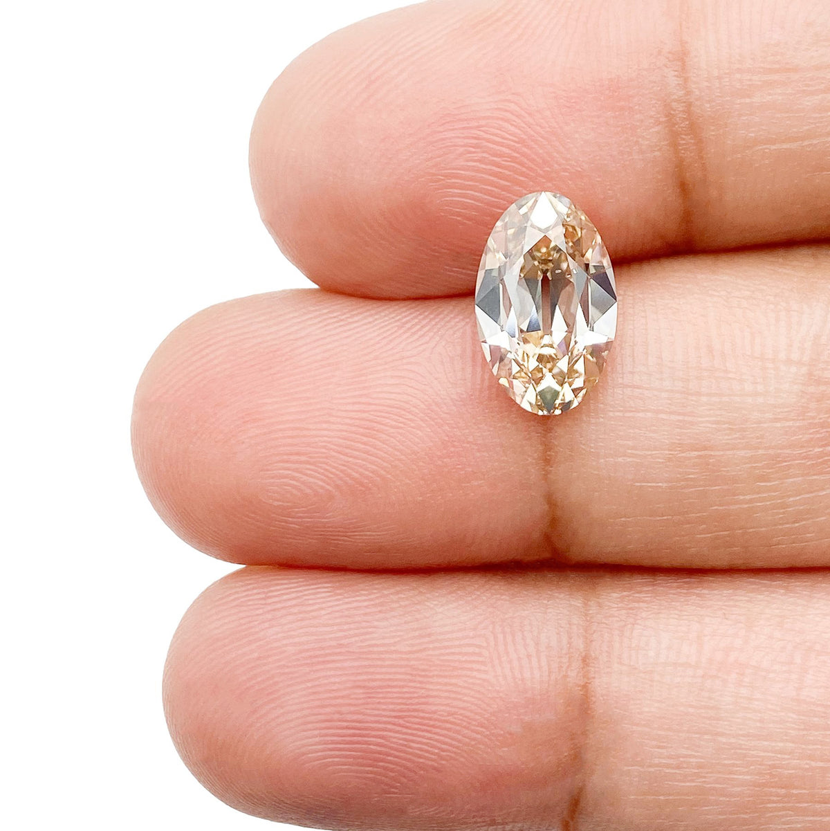2.12ct | Y-Z/SI1 Oval Shape Vintage Old Mine Cut Diamond (GIA) - Modern Rustic Diamond