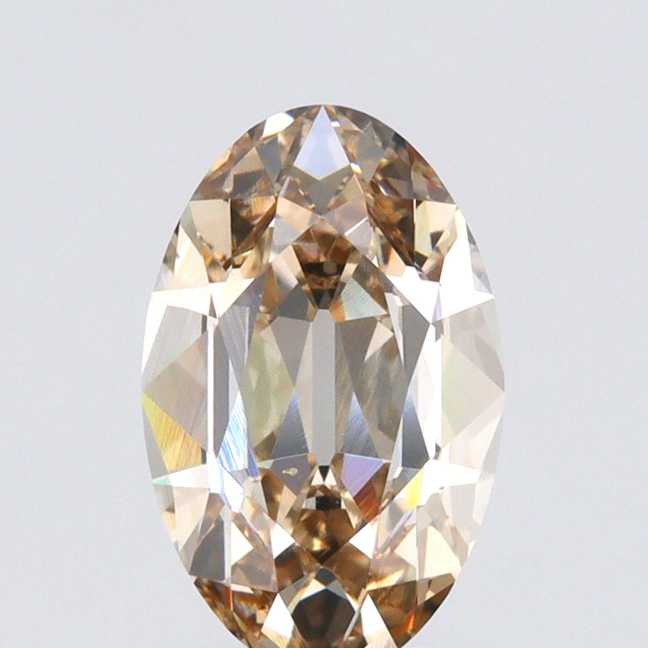 2.12ct | Y-Z/SI1 Oval Shape Vintage Old Mine Cut Diamond (GIA) - Modern Rustic Diamond
