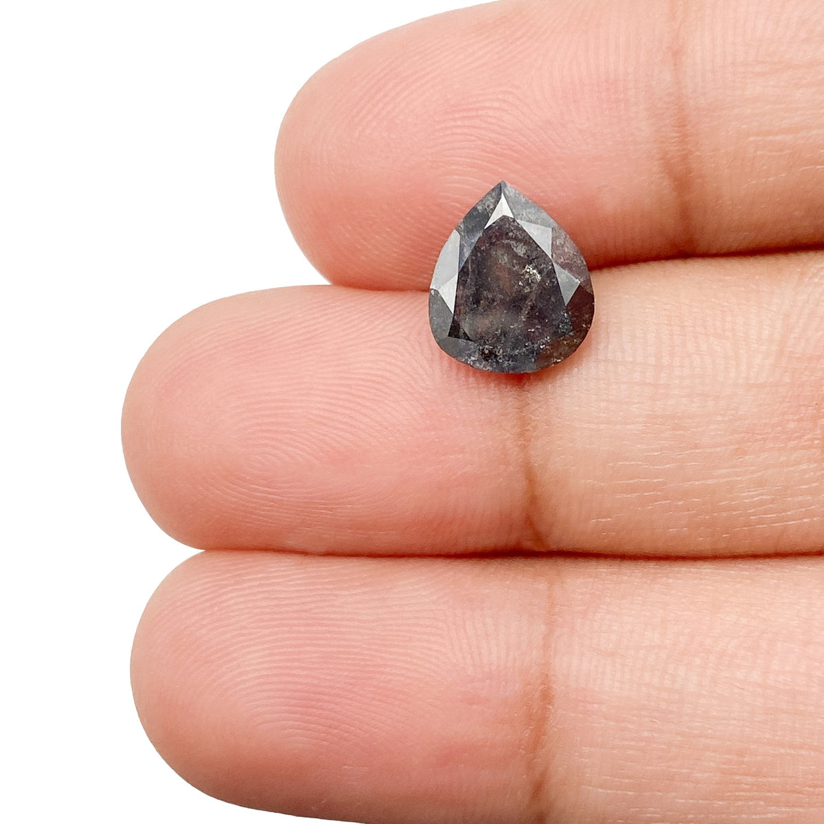 2.13ct | Rustic  Pear Shape Brilliant Cut Diamond - Modern Rustic Diamond