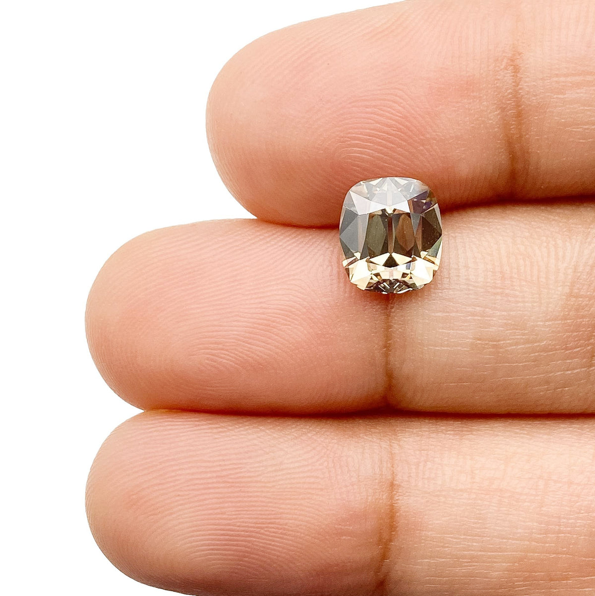 1.88ct | Champagne VS2 Cushion Shape Old Mine Cut Diamond (GIA) - Modern Rustic Diamond