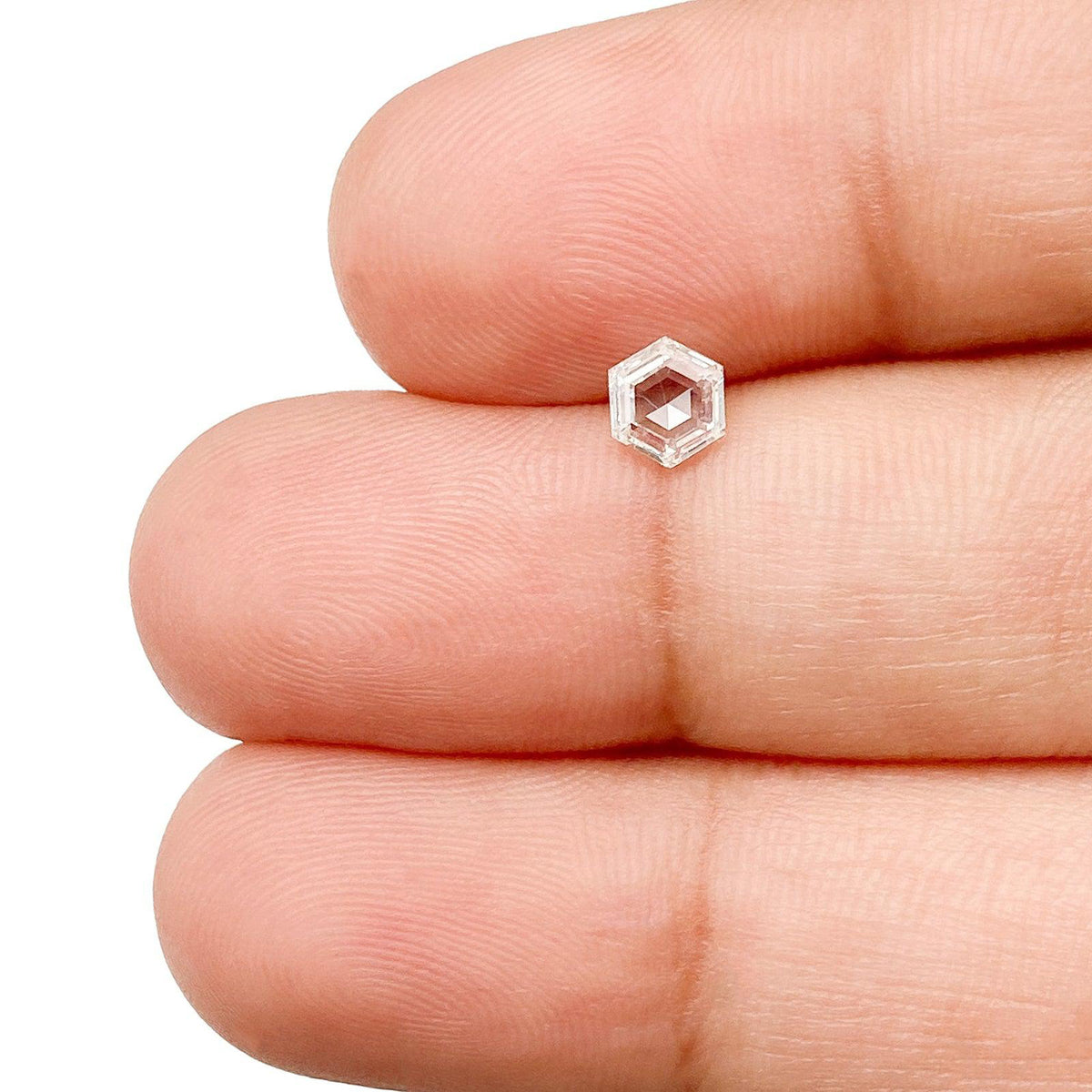 0.36ct | H/SI1 Hexagon Shape Step Cut Diamond