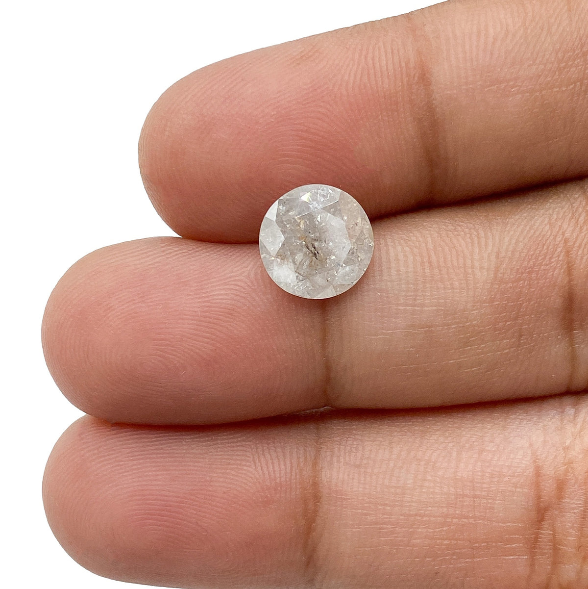 2.16ct | Rustic Round Shape Brilliant Cut Diamond - Modern Rustic Diamond
