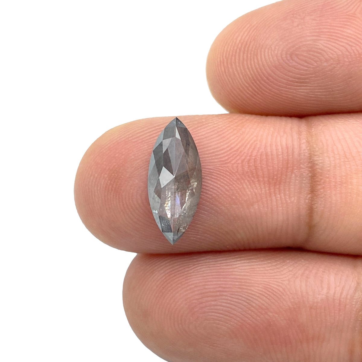 1.78ct | Rustic Marquise Shape Rose Cut Diamond - Modern Rustic Diamond