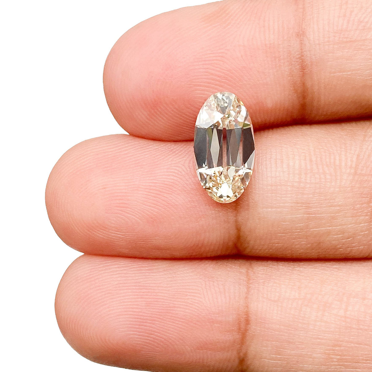 2.17ct | N/VS1 Oval Shape Old Mine Cut Diamond (GIA) - Modern Rustic Diamond