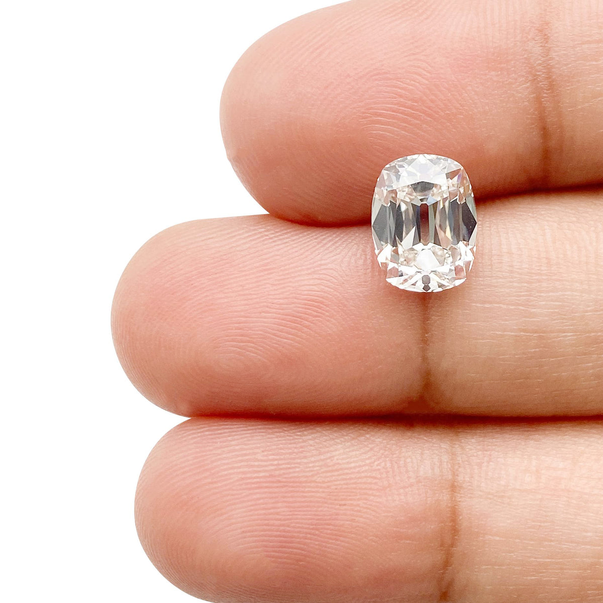 2.01ct | I/VVS2 Cushion Shape Old Mine Cut Diamond (GIA) - Modern Rustic Diamond