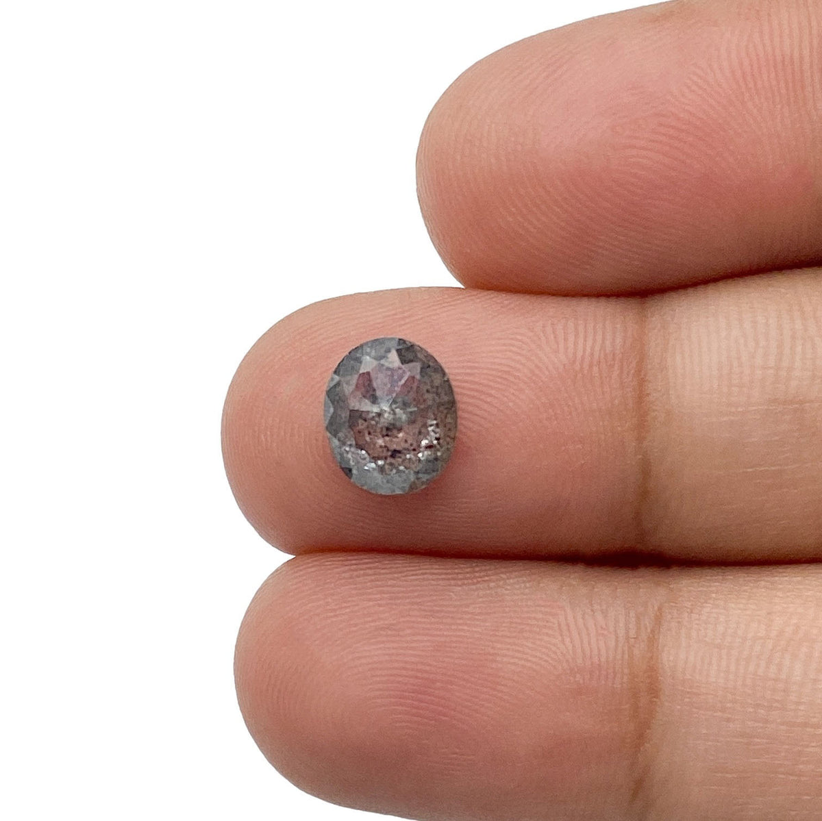 1.34ct | Rustic Oval Shape Rose Cut Diamond - Modern Rustic Diamond