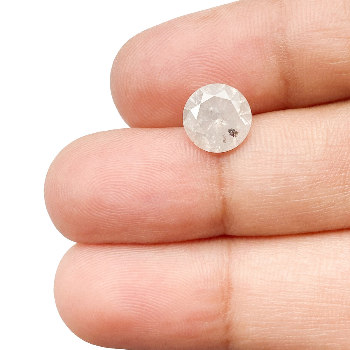 2.18ct | Rustic  Round Shape Brilliant Cut Diamond - Modern Rustic Diamond