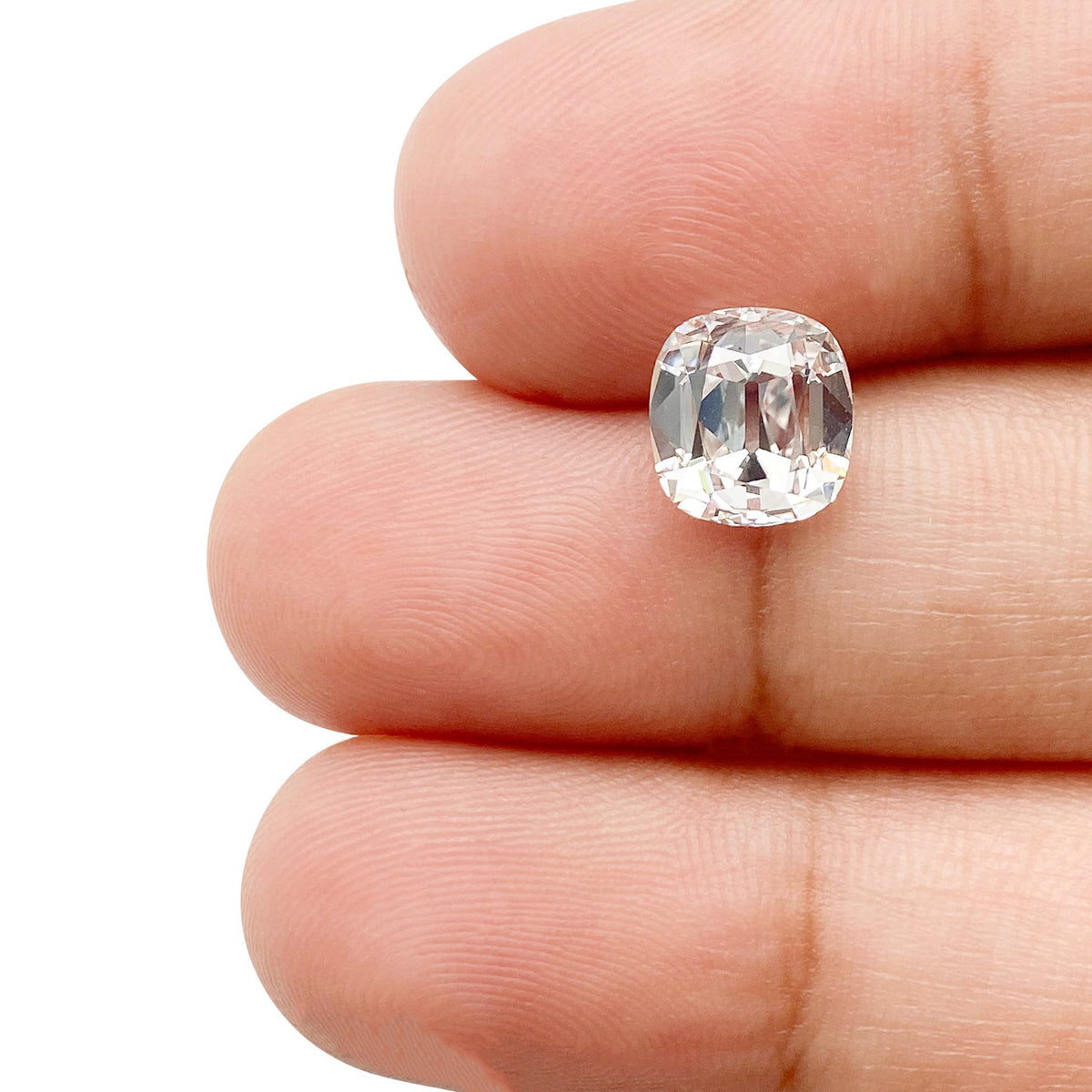 2.07ct | E/VS1 Cushion Shape Old Mine Cut Diamond (GIA) - Modern Rustic Diamond