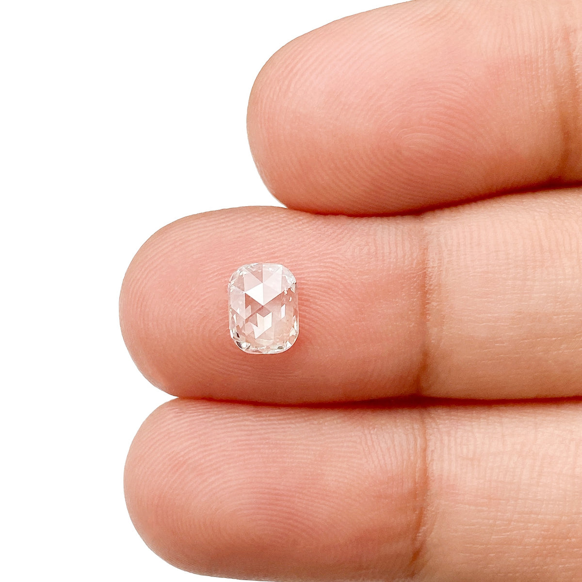 0.48ct | E/VVS2 Cushion Shape Rose Cut Diamond