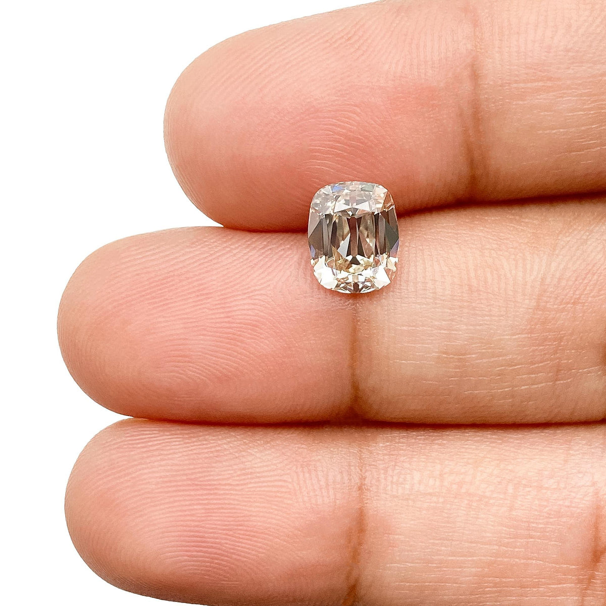 1.55ct | N/VS1 Cushion Shape Old Mine Cut Diamond (GIA) - Modern Rustic Diamond