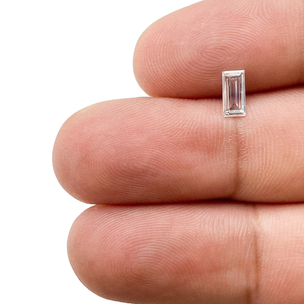 0.37ct | D/VS-SI Baguette Shape Step Cut Diamond - Modern Rustic Diamond
