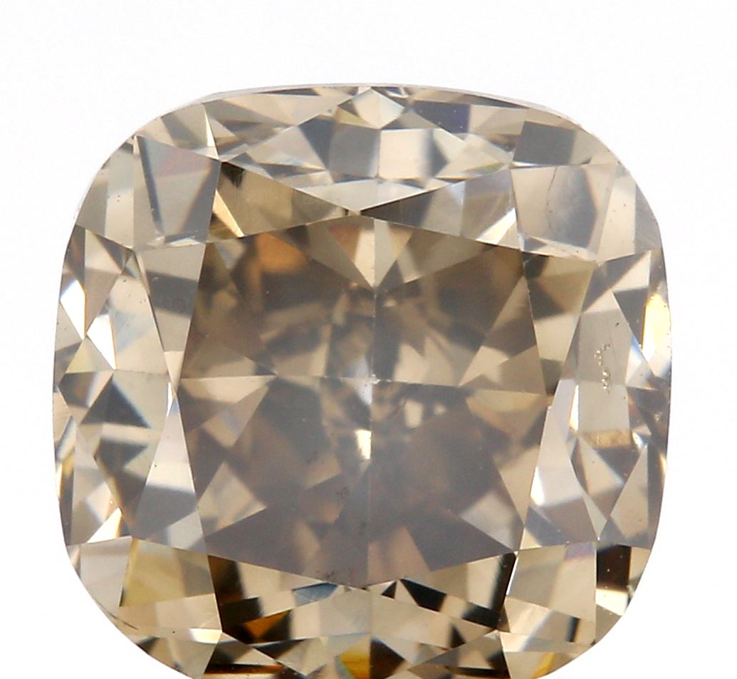 2.21ct | Champagne VS Cushion Shape Brilliant Cut Diamond - Modern Rustic Diamond