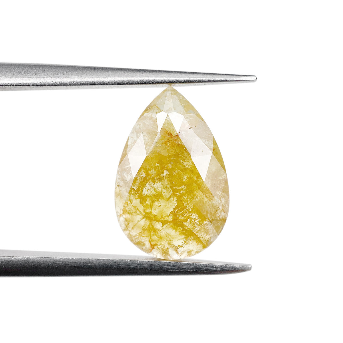 2.22ct | Rustic  Pear Shape Rose Cut Diamond - Modern Rustic Diamond