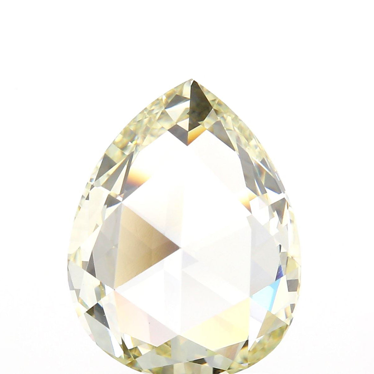 2.22ct | W-X/VS1 Pear Shape Rose Cut Diamond (GIA) - Modern Rustic Diamond
