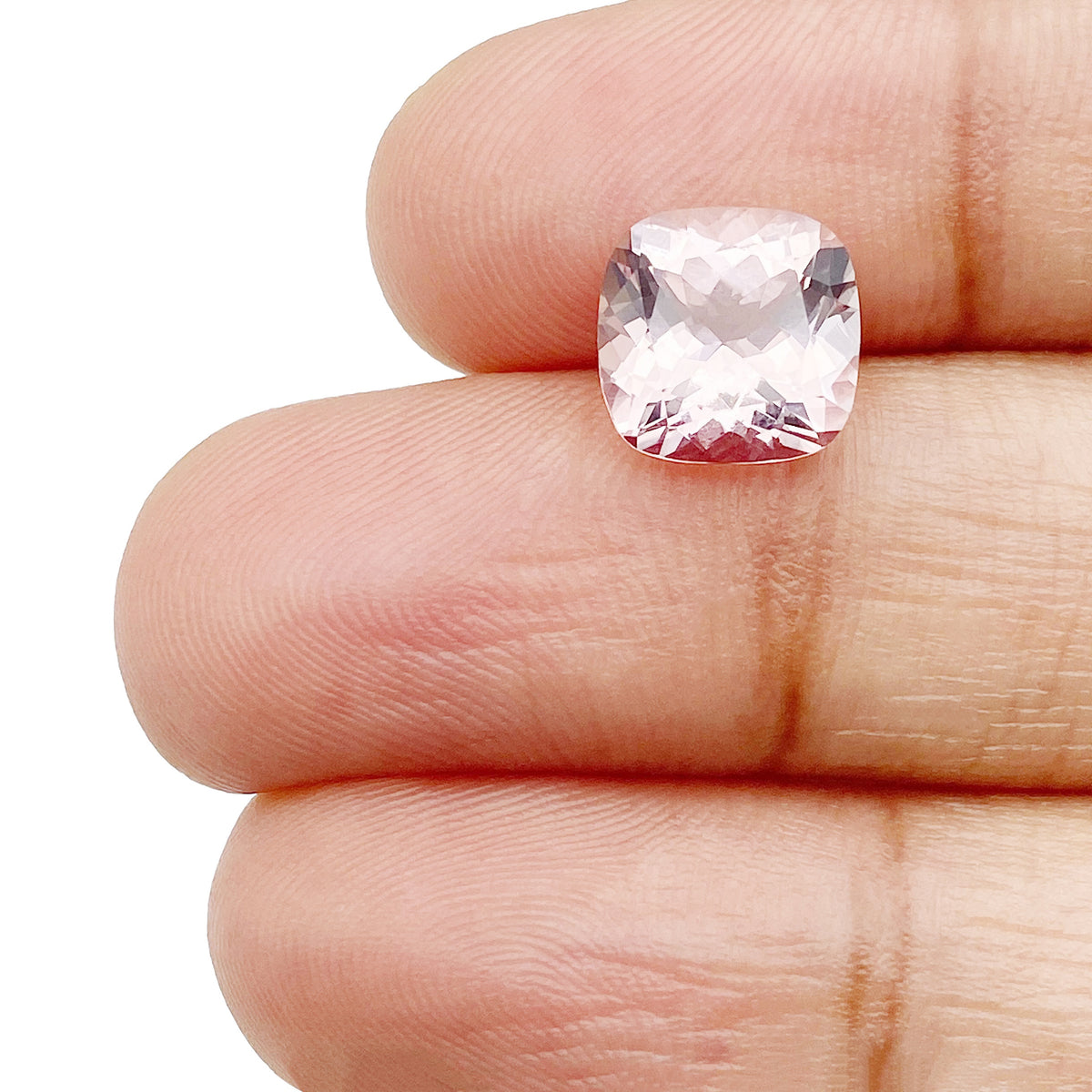 2.23ct |  Cushion Shape  Morganite - Modern Rustic Diamond