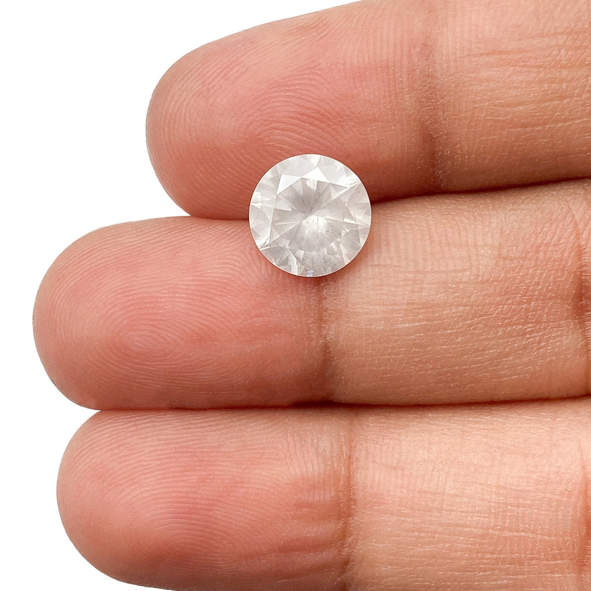 2.23ct | Salt & Pepper Round Shape Brilliant Cut Diamond (GIA) - Modern Rustic Diamond