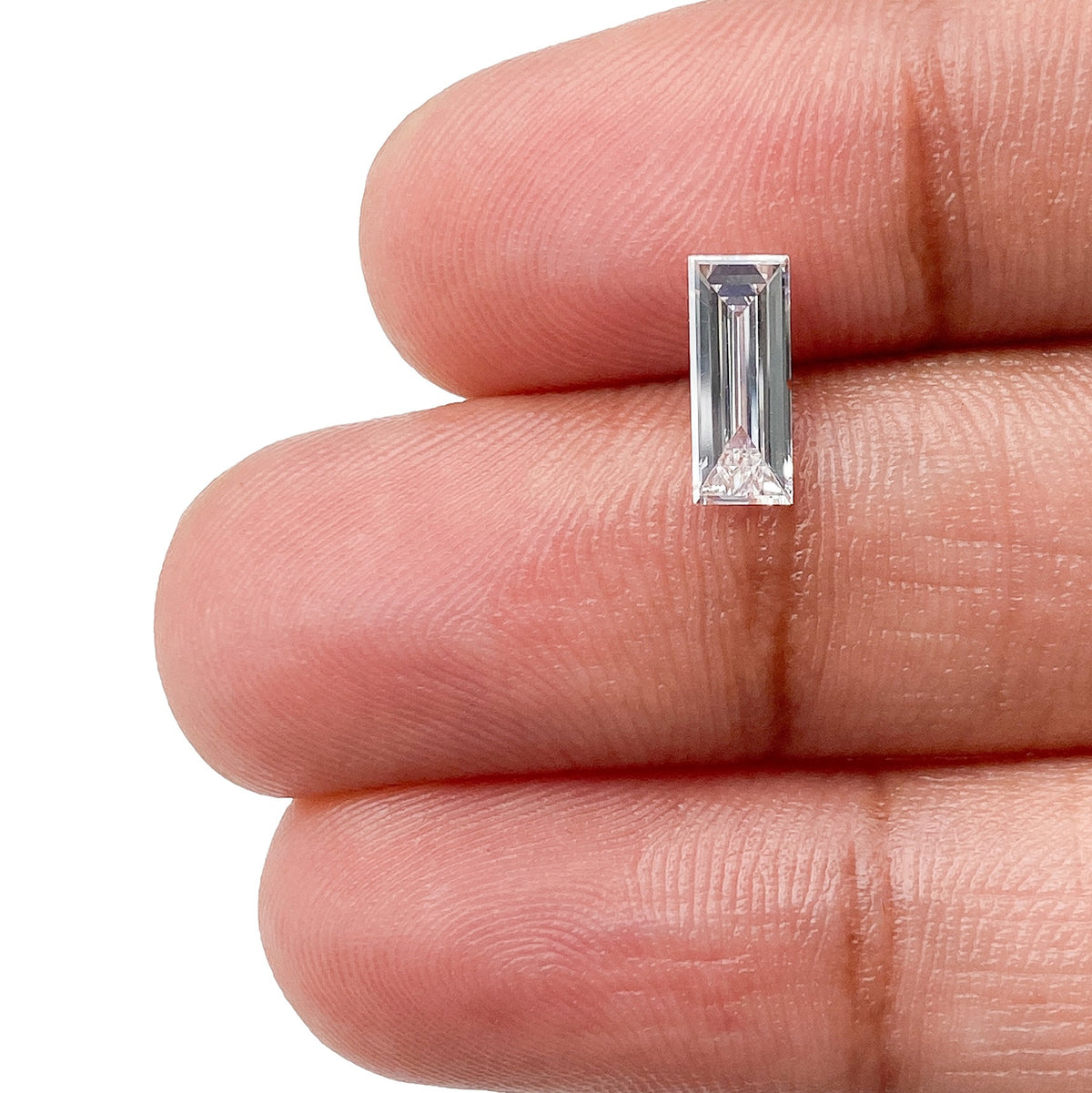 0.47ct | D/VVS Baguette Shape Step Cut Diamond - Modern Rustic Diamond
